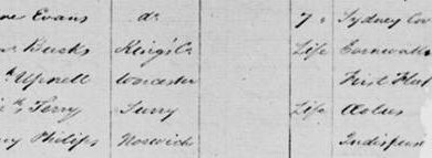 First Fleeters issued with Ticket of Leave 1811 – 1818